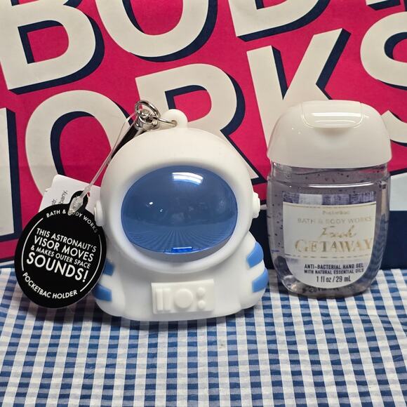 BBW Noise Making / Visor Moves Astronaut Pocketbac Holder & Fresh Getaway Refill - Picture 1 of 2
